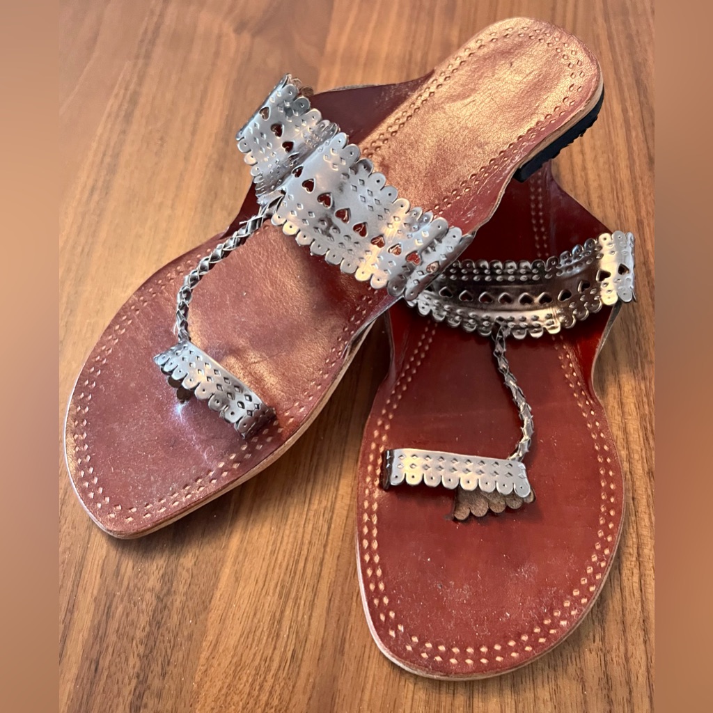 Sandals.